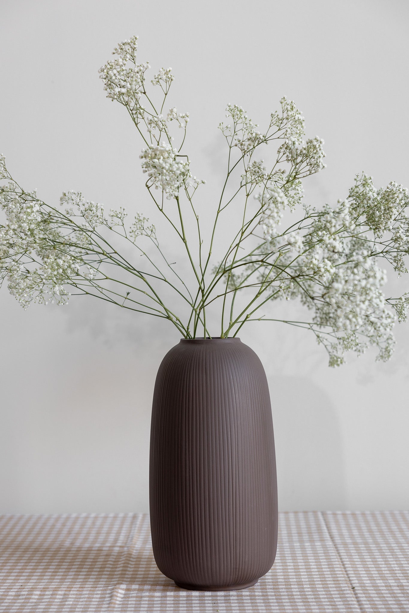 Storefactory Vase ÅBY XL braun | Ø17x35cm - Sir Henrys