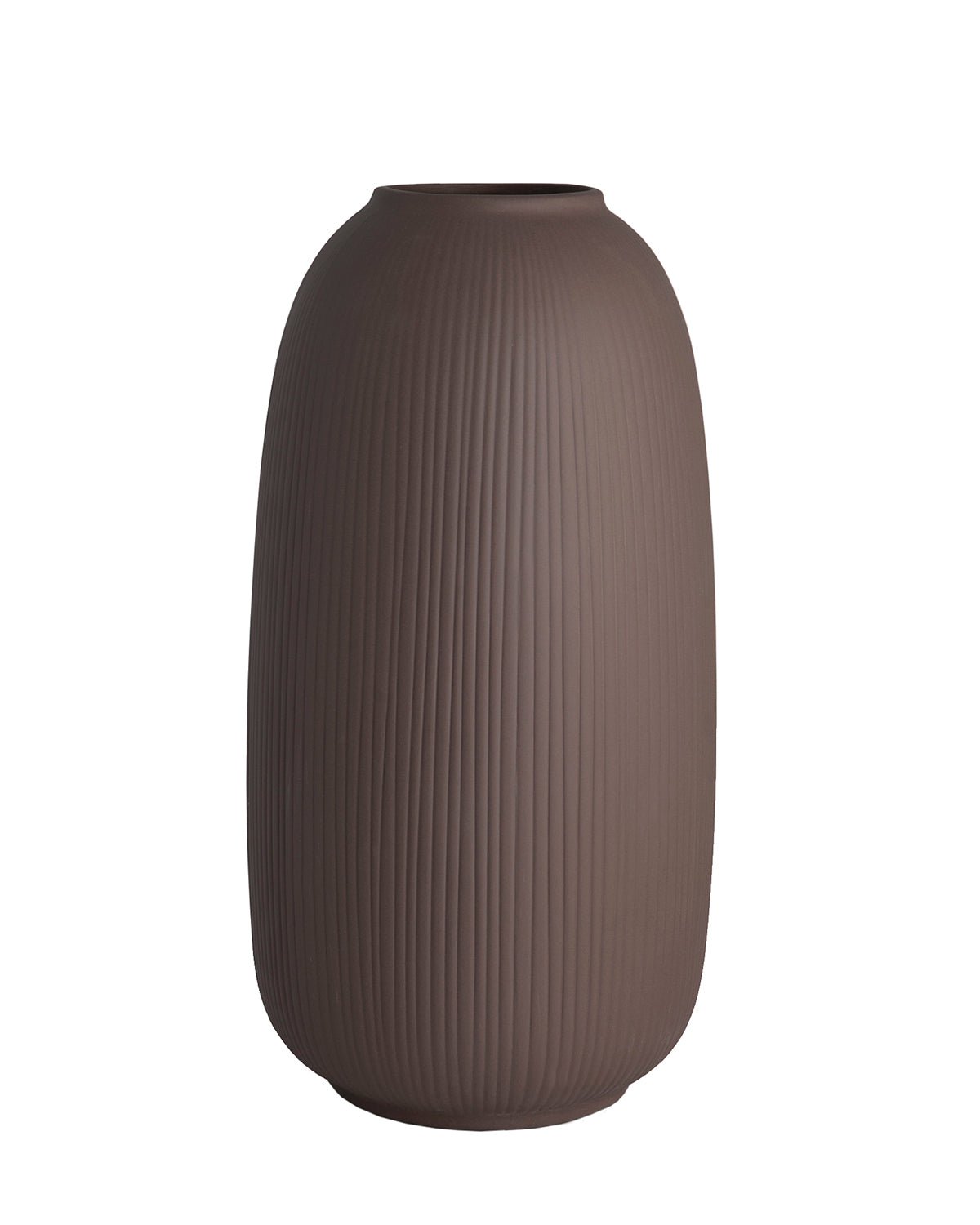 Storefactory Vase ÅBY XL braun | Ø17x35cm - Sir Henrys