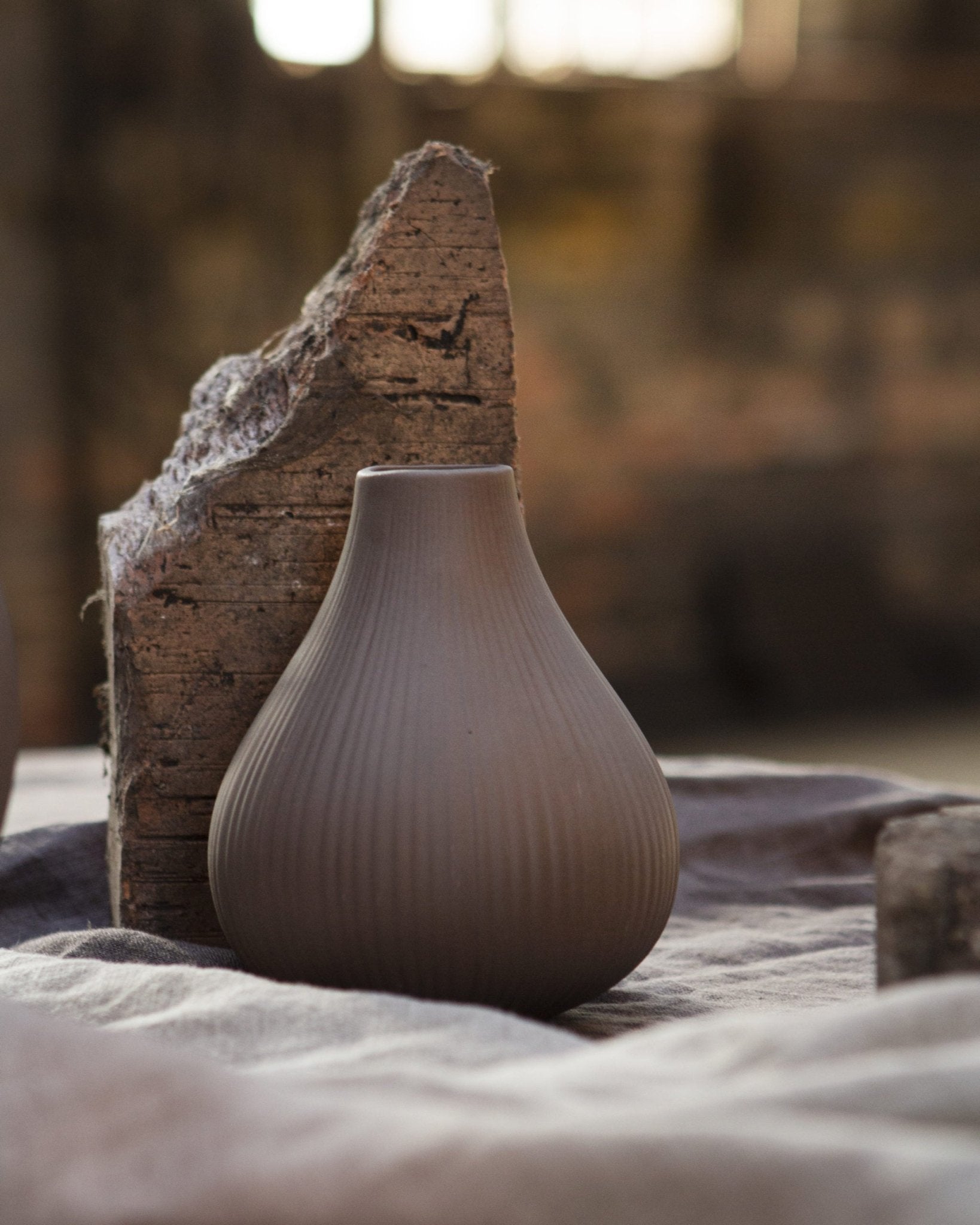 Storefactory Vase EKENÄS S braun | Ø8x9cm - Sir Henrys