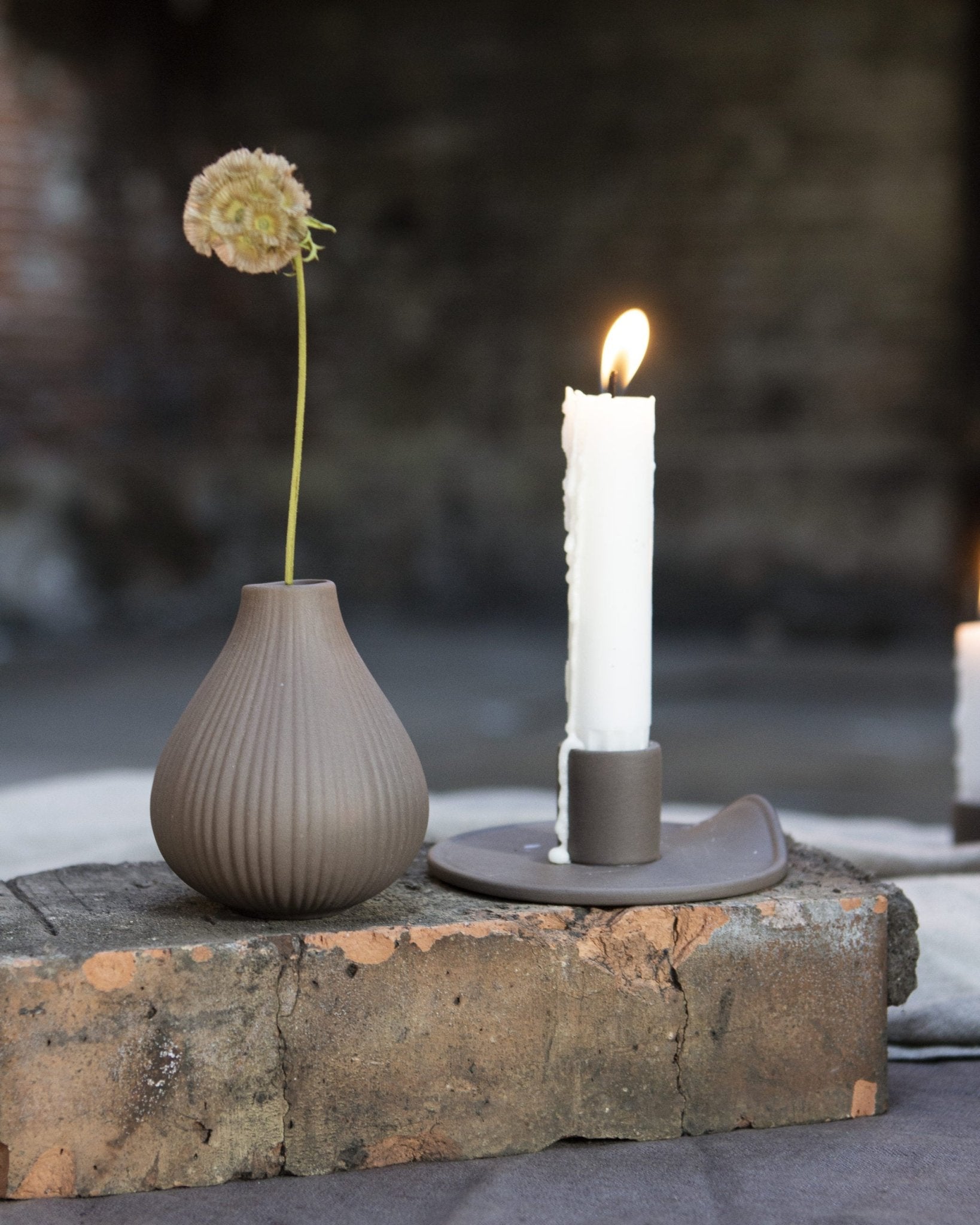 Storefactory Vase EKENÄS S braun | Ø8x9cm - Sir Henrys
