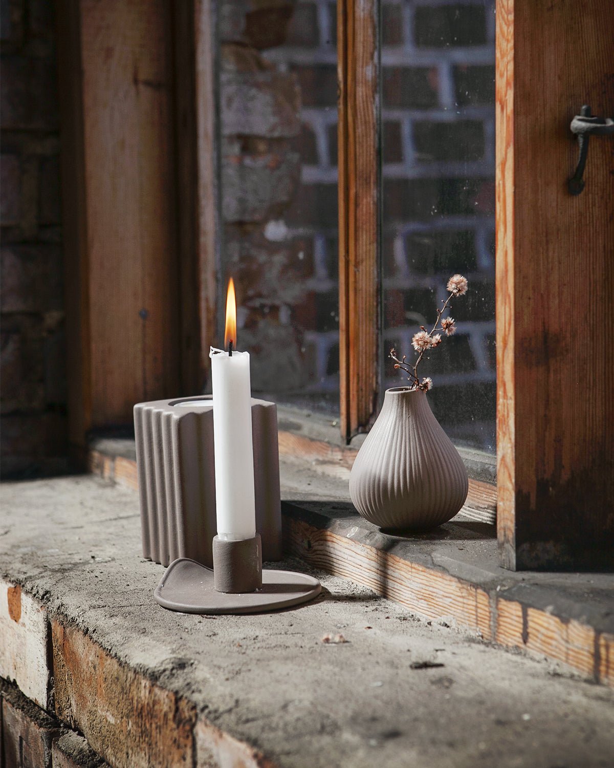Storefactory Vase EKENÄS S braun | Ø8x9cm - Sir Henrys