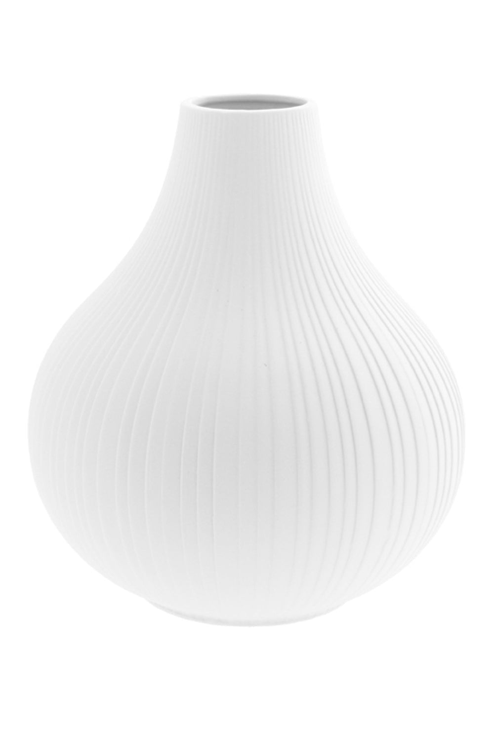Storefactory Vase EKENAS XL weiß | Ø 21x25 cm - Sir Henrys