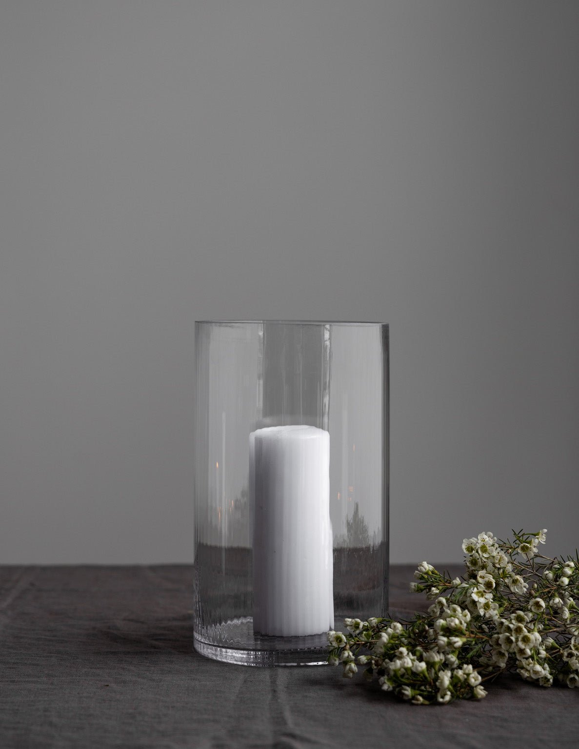 Storefactory Vase Laterne RAMSJÖ L Glas | Ø18x30cm - Sir Henrys