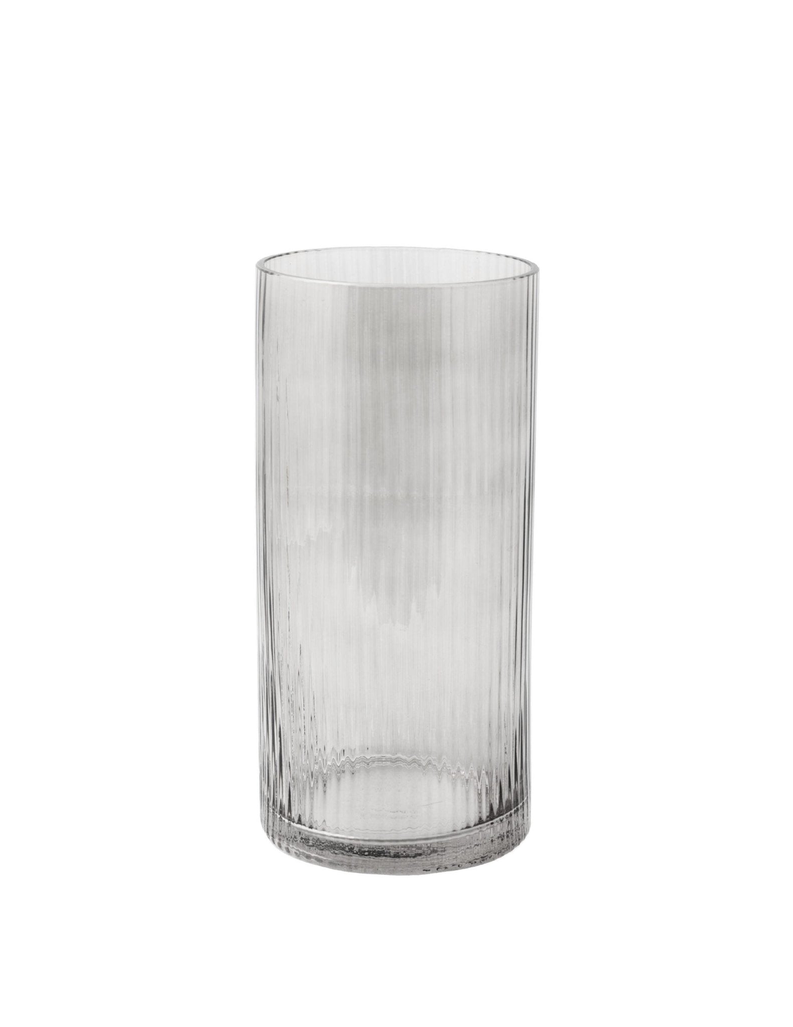 Storefactory Vase Laterne RAMSJÖ S Glas grau | Ø12x25cm - Sir Henrys