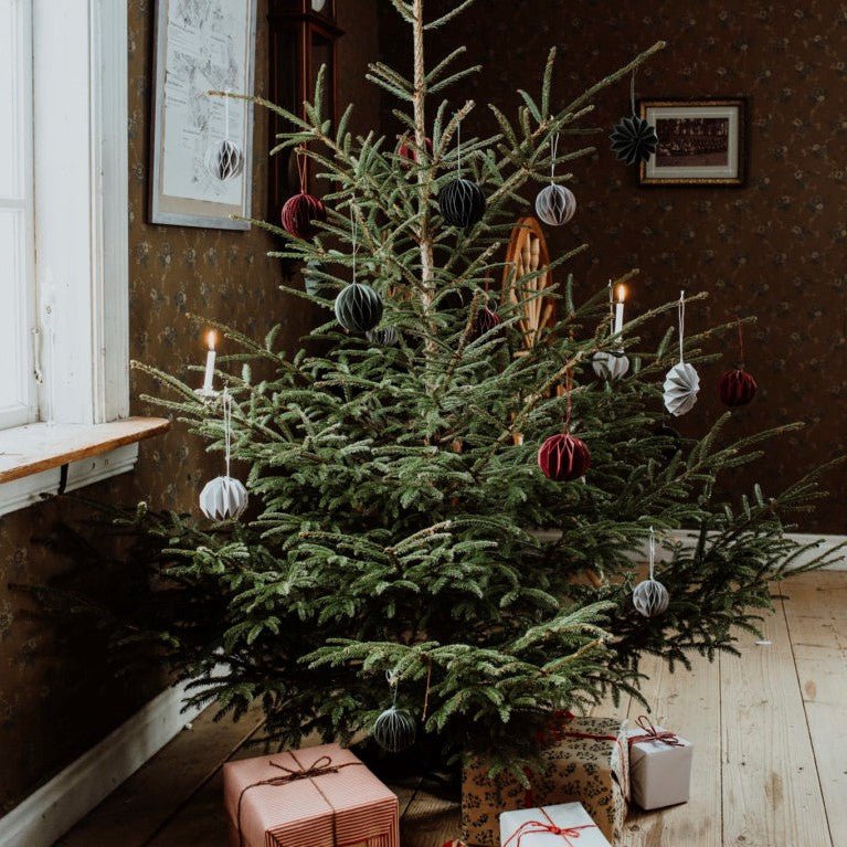 Storefactory Weihnachtanhänger BONA L grau | Ø 8x8 cm - Sir Henrys