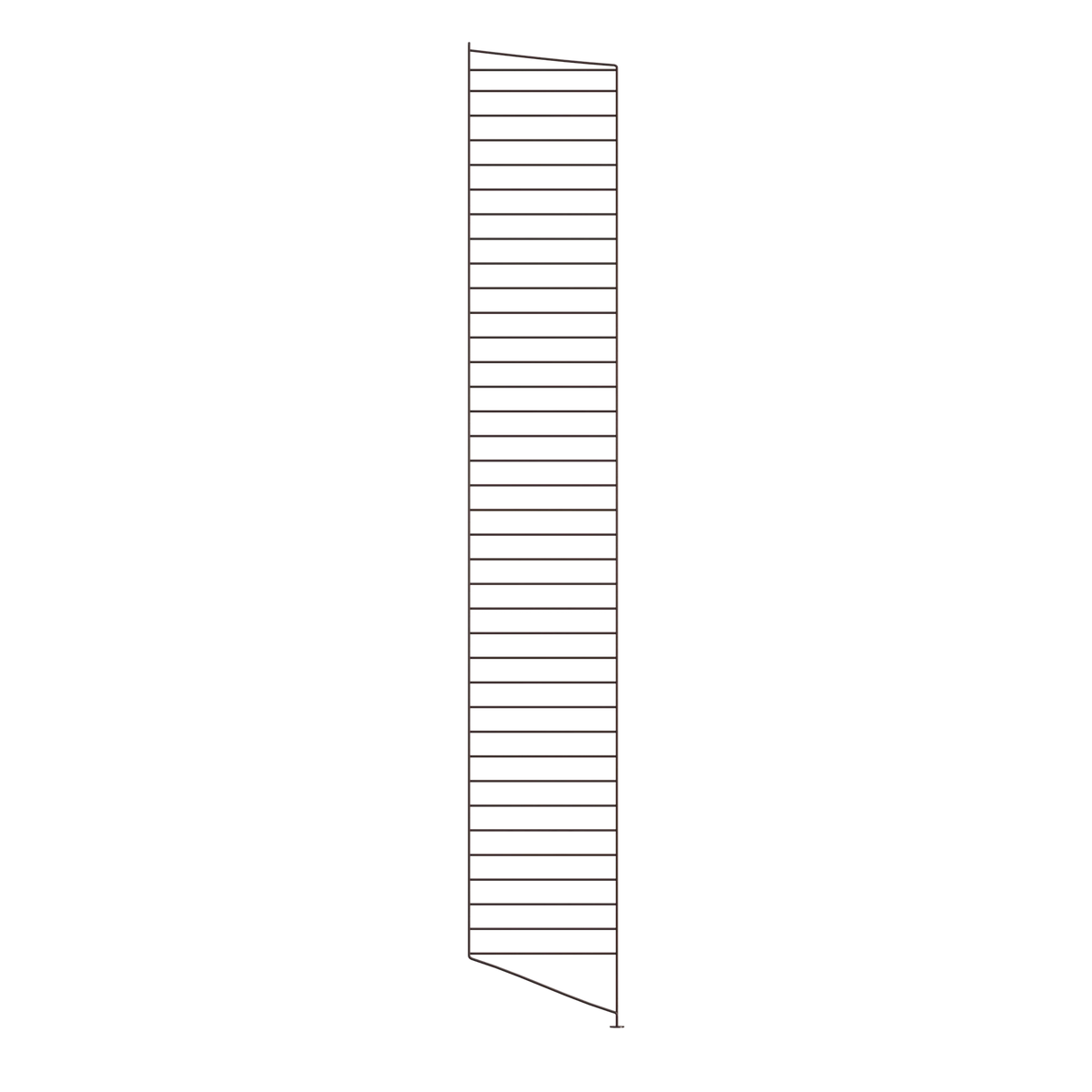 String Furniture Bodenleiter T30 x H200, Dunkelbraun, 1er Pack - Sir Henrys