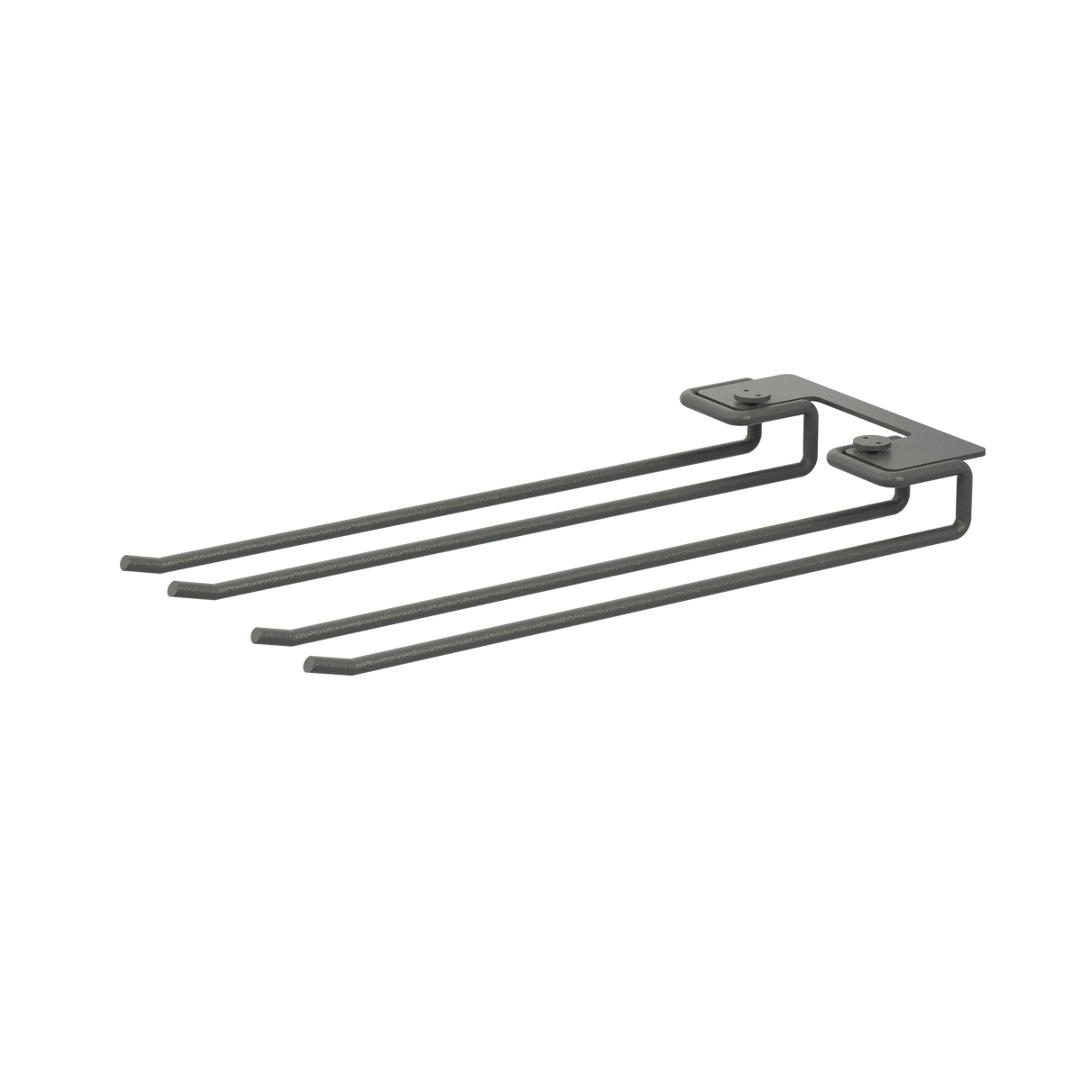 String Furniture Gläserschiene B13.5 x T30, Dunkelgrau, 2er Pack - Sir Henrys