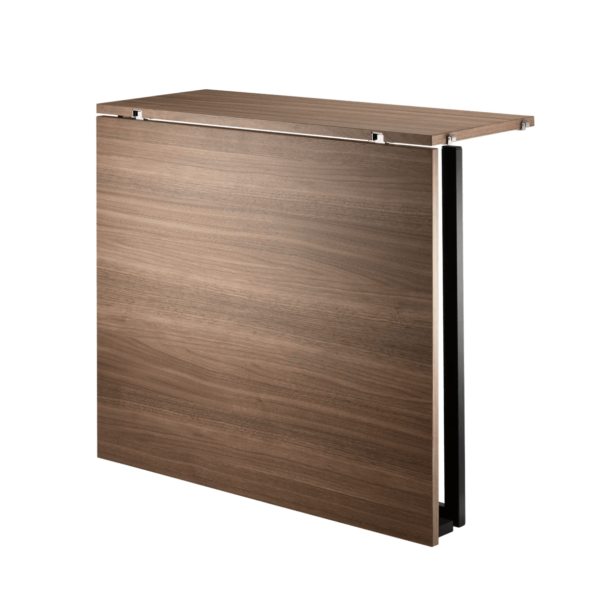 String Furniture Klapptisch B78 x T30 x H71, Walnuß/Schwarz - Sir Henrys