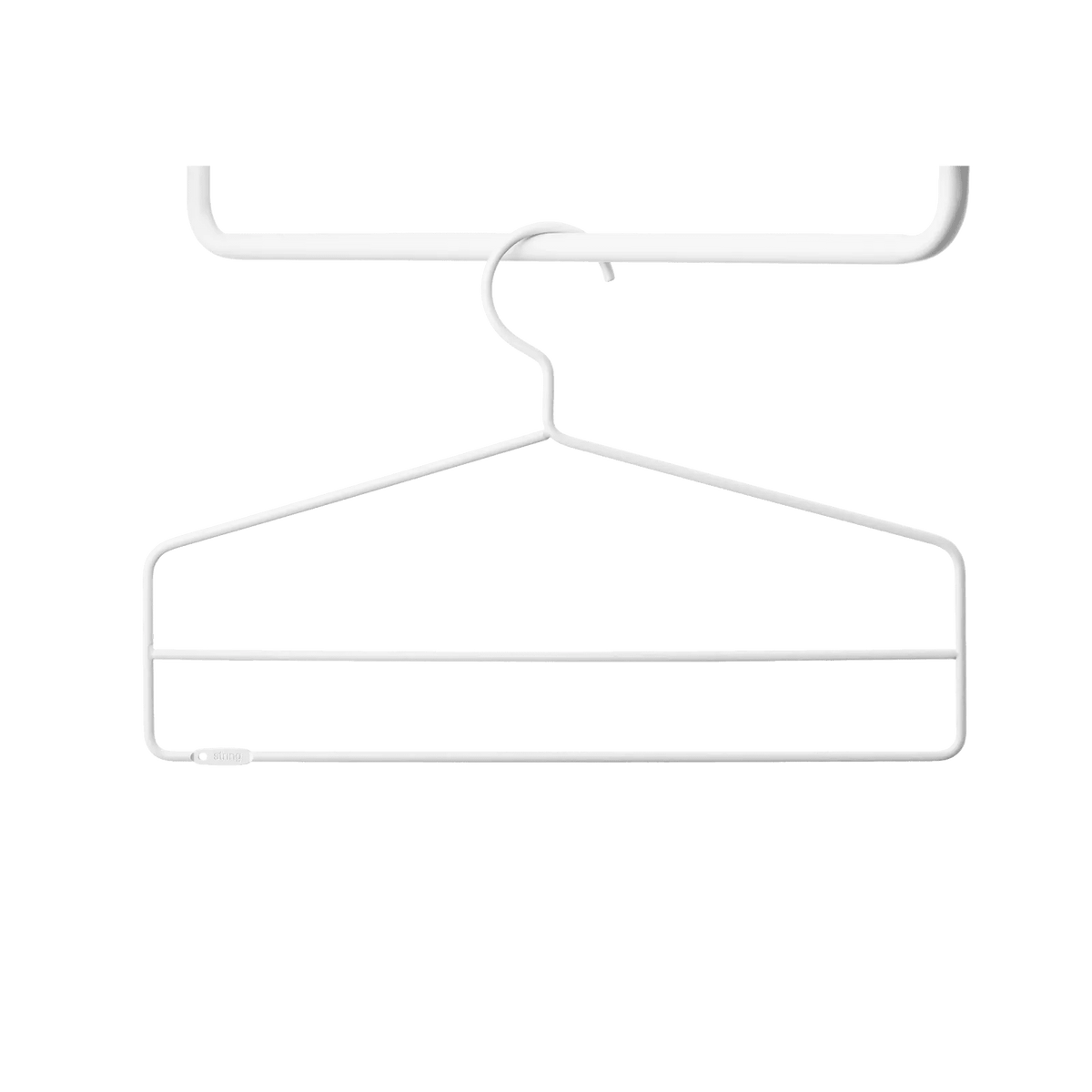 String Furniture KleiderHaken B41 x H26, Weiß, 4er Pack - Sir Henrys