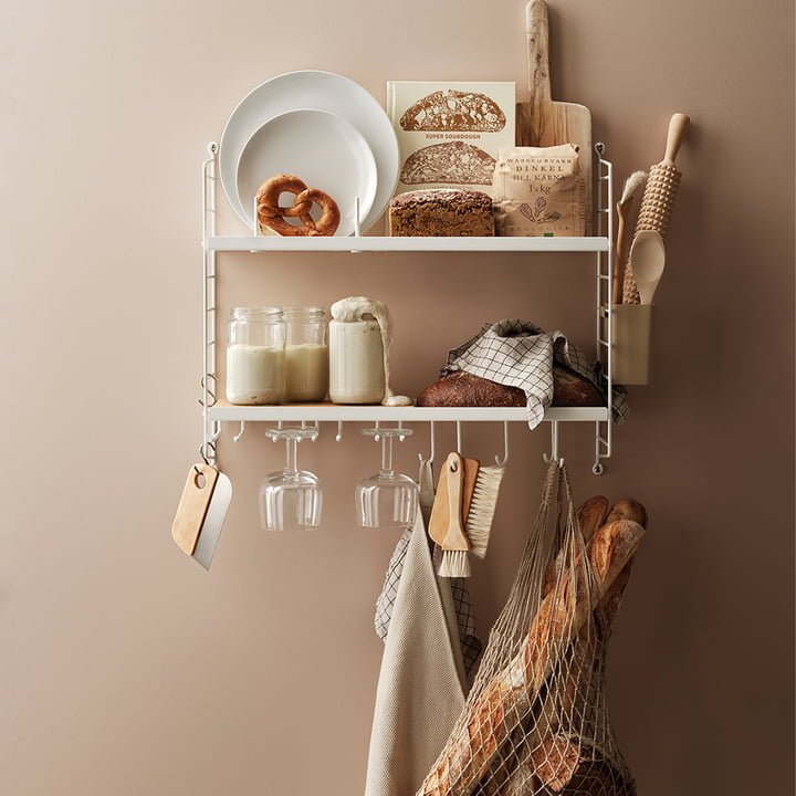 String Furniture Regal KITCHEN Wandregal weiß - Sir Henrys