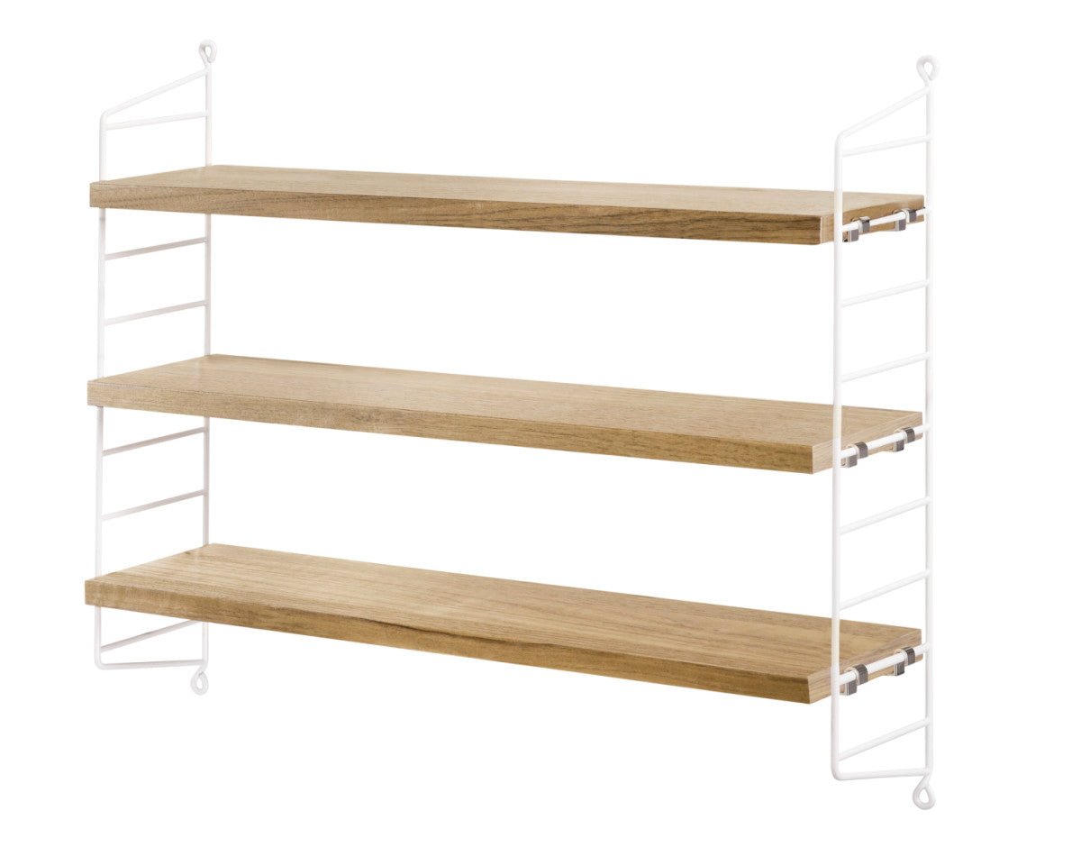 String Furniture Regal POCKET Eiche / weiß - Sir Henrys