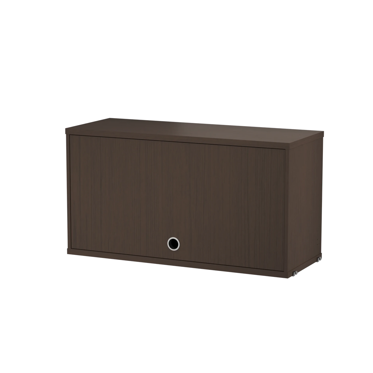 String Furniture Schrank mit Klapptür B78 x T30 x H42, Dunkel gebeizte eiche - Sir Henrys