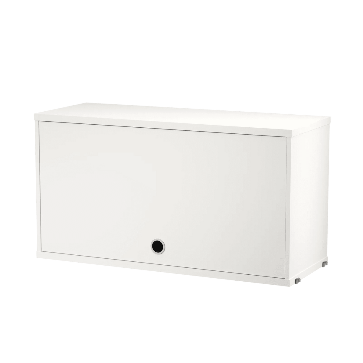 String Furniture Schrank mit Klapptür B78 x T30 x H42, Weiß - Sir Henrys