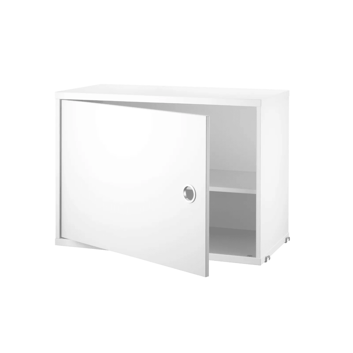 String Furniture Schrank mit Schwenktür B58 x T30 x H42, Weiß - Sir Henrys