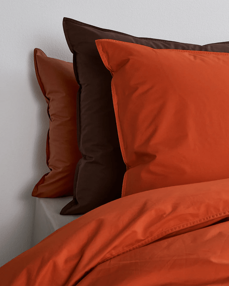 Suite702 Bettbezug POPPY ORANGE orange Baumwolle | 135x200cm - Sir Henrys