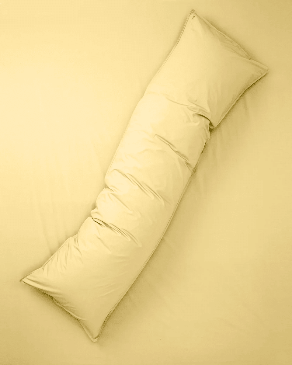 Suite702 Kissenbezug BEDMATE 160 BUTTER YELLOW gelb | 50x160cm - Sir Henrys