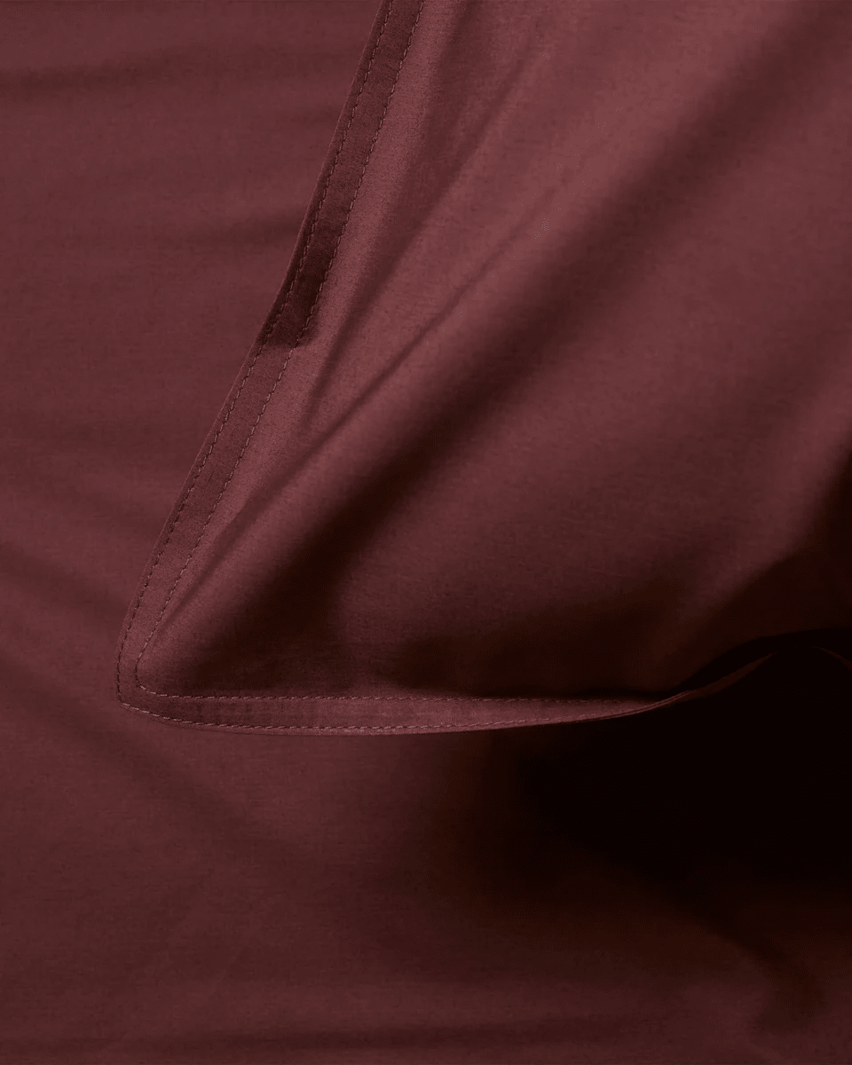 Suite702 Kissenbezug BRIQUE RED rot Baumwolle | 80x80cm - Sir Henrys