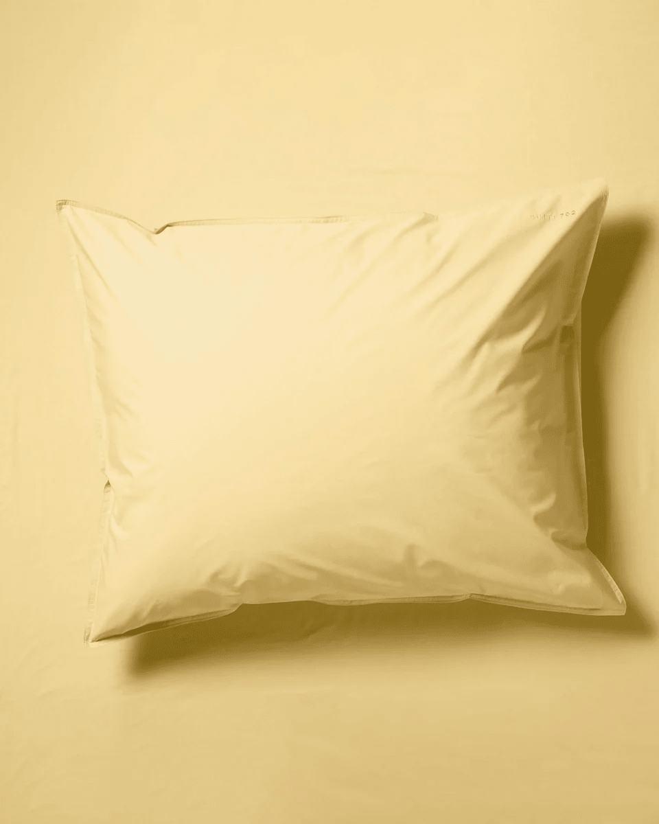 Suite702 Kissenbezug BUTTER YELLOW gelb Baumwolle | 80x80cm - Sir Henrys