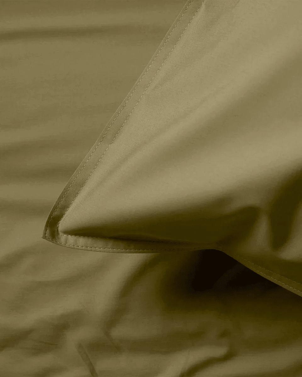 Suite702 Kissenbezug OLIVE GREEN oliv Baumwolle | 80x80cm - Sir Henrys