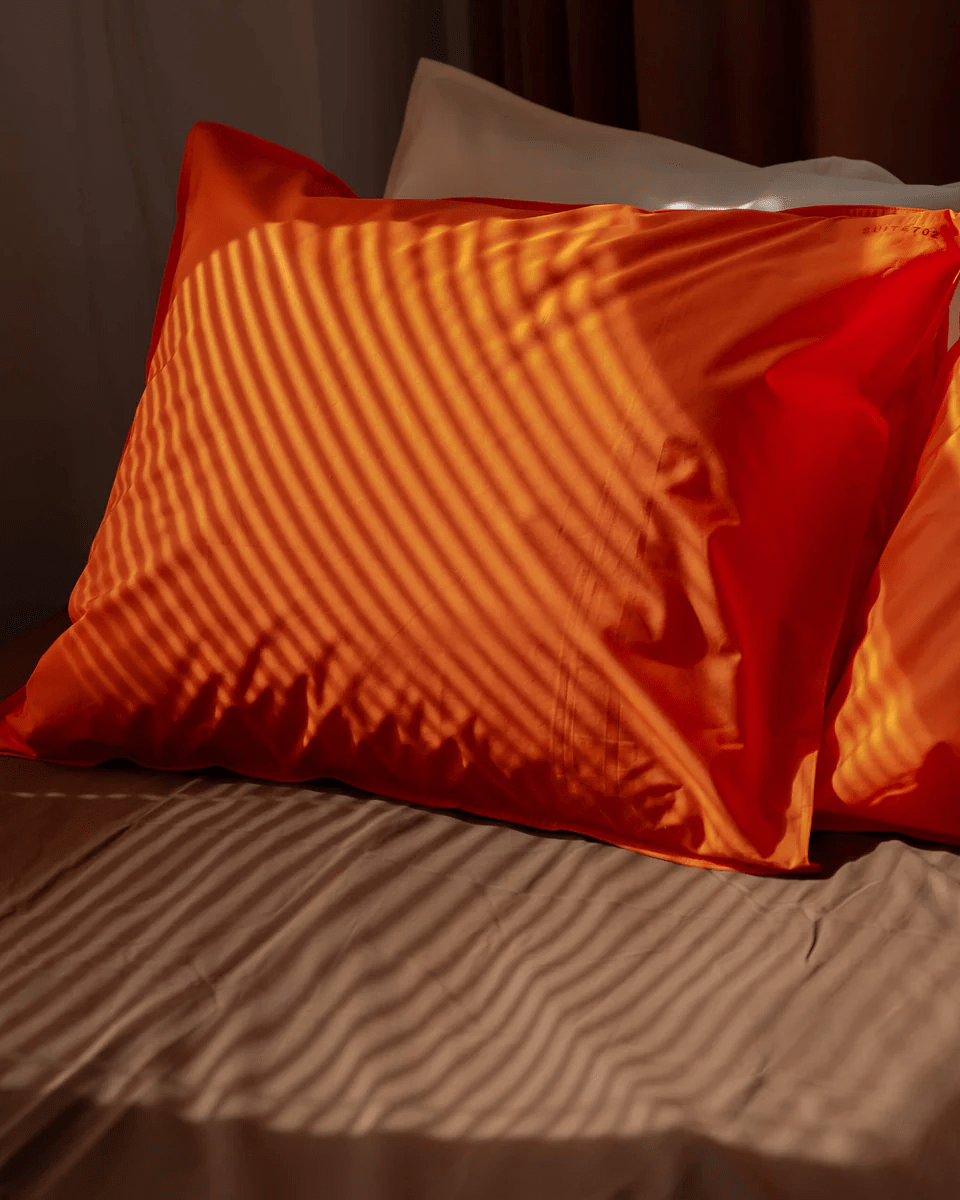 Suite702 Kissenbezug POPPY ORANGE orange Baumwolle | 80x80cm - Sir Henrys