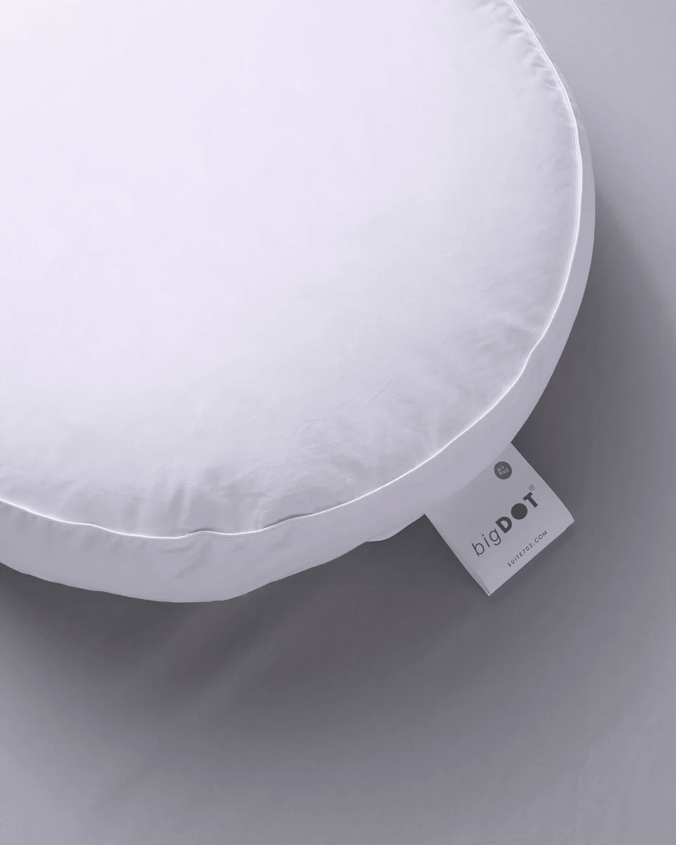 Suite702 Kissenfüllung bigDot Daunen weiß | Ø 50x10cm - Sir Henrys