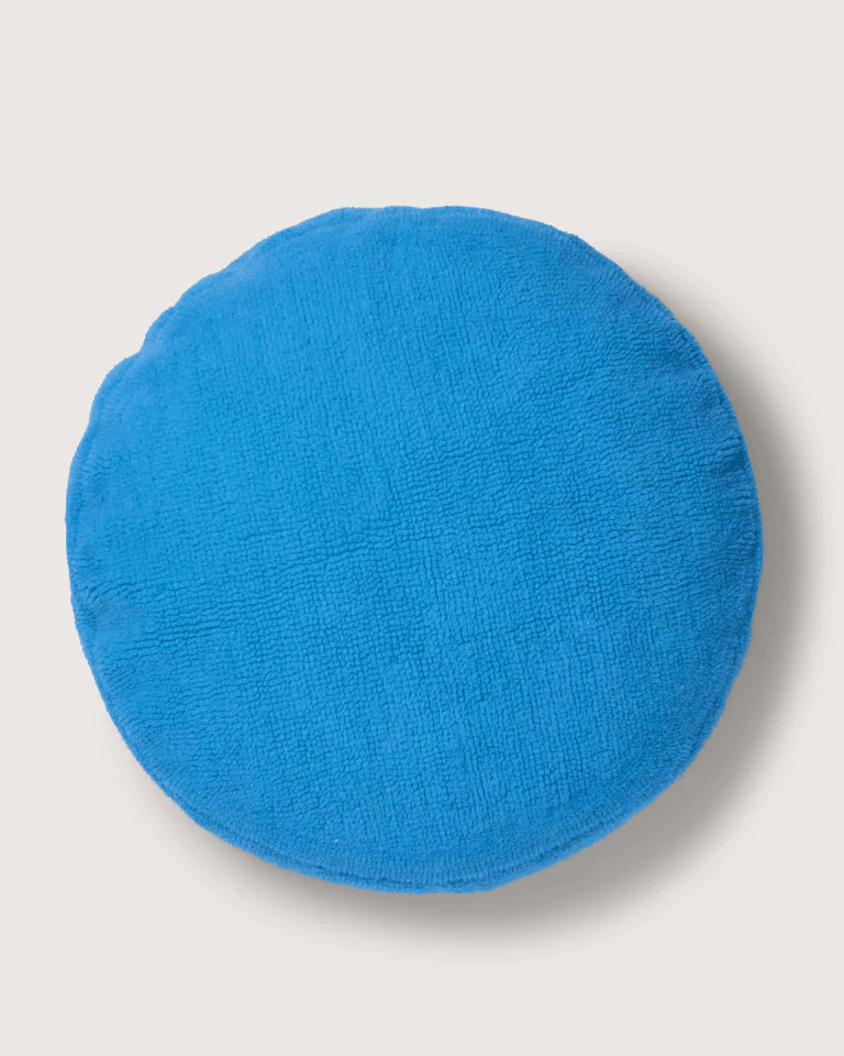 Suite702 Kissenhülle Really bigDot Furry BRILLIANT BLUE blau | Ø80cm - Sir Henrys
