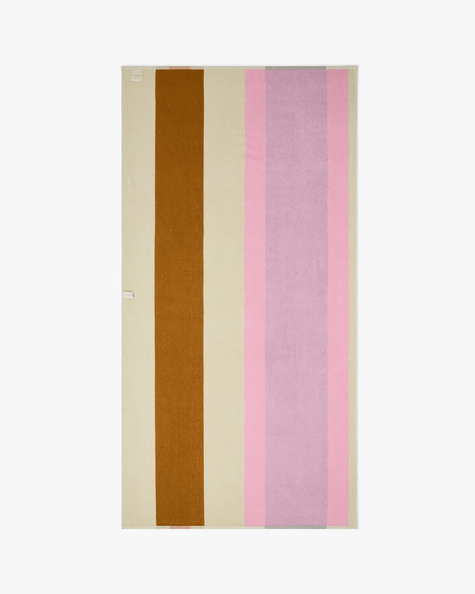 Suite702 Strandtuch RED creme gestreift | 90x180cm - Sir Henrys