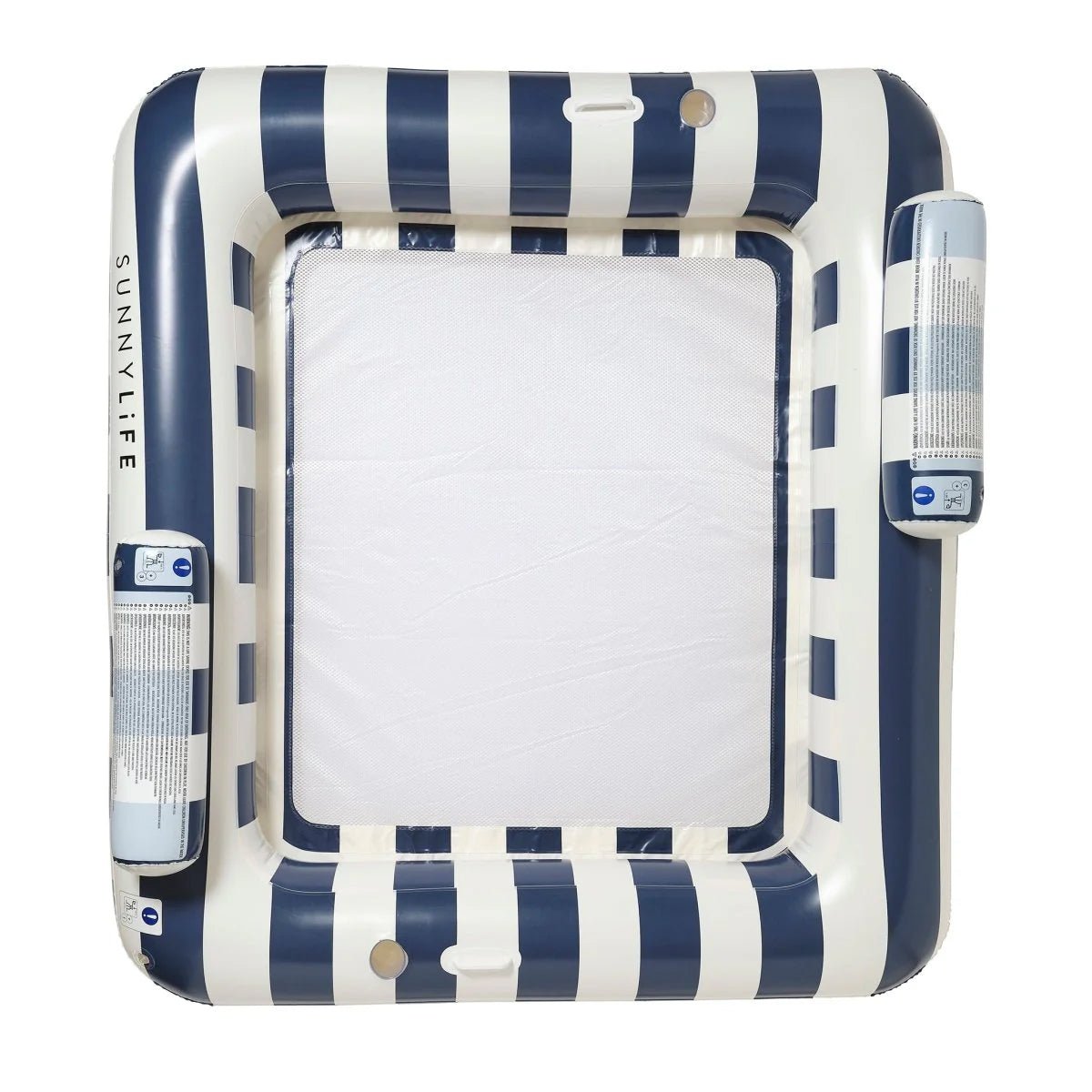 Sunnylife Luftmatratze TWIN HAMMOCK blau creme | 190x170x42cm - Sir Henrys