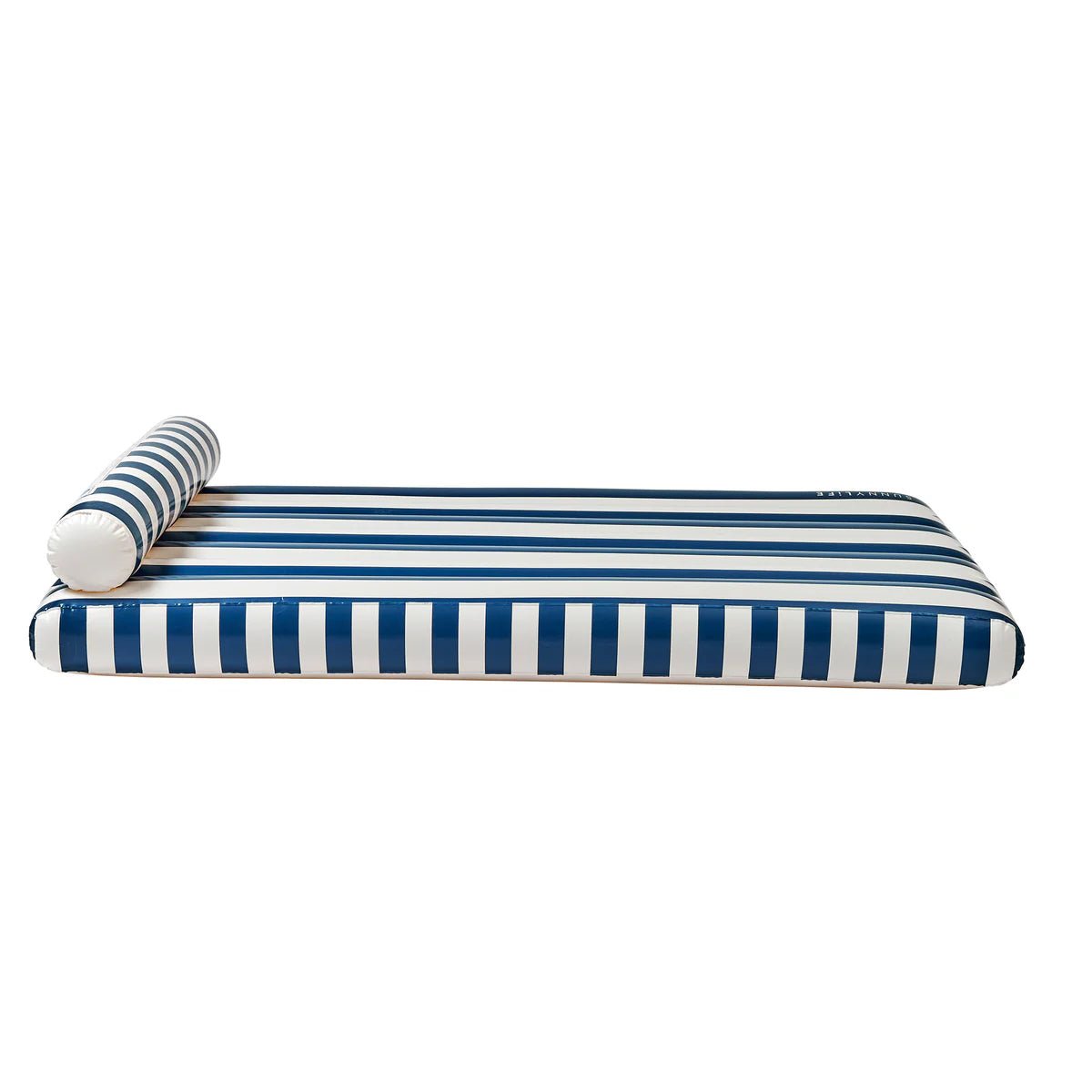 Sunnylife Luftmatraze LUXE LILO MARINE STRIPE blau weiß gestreift | 180x100x30cm - Sir Henrys