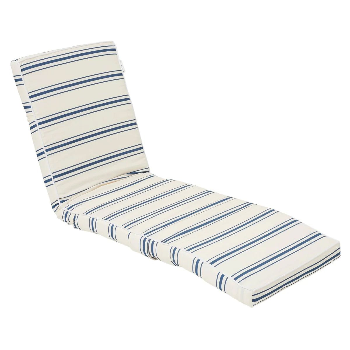 Sunnylife Outdoor Liege LUXE LOUNGER THE RESORT blau creme gestreift| 180x56x9cm - Sir Henrys