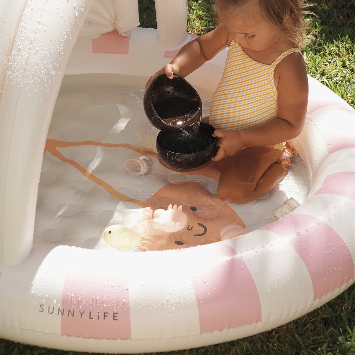 Sunnylife Pool COTTON CANDY rosa weiß | 120cm - Sir Henrys