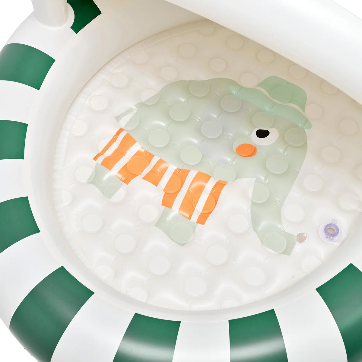 Sunnylife Pool ELI THE ELEPHANT grün creme gestreift | 120cm - Sir Henrys