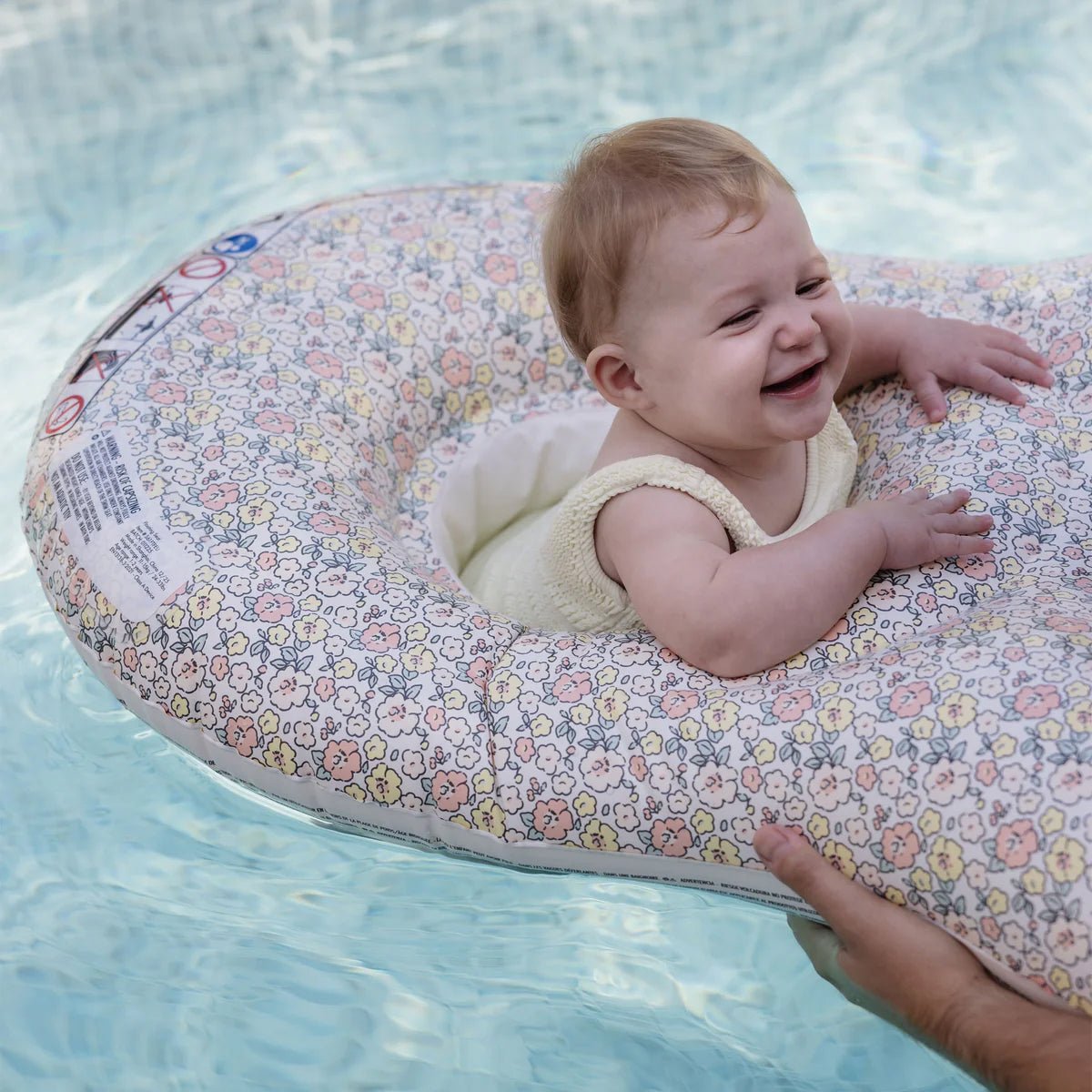 Sunnylife Schwimmring Baby FLOAT TOGETHER - INTO THE GARDEN bunt | 110cm - Sir Henrys