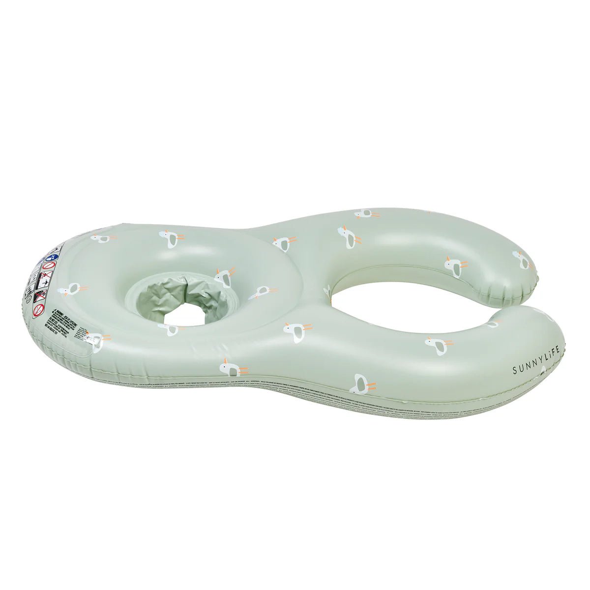 Sunnylife Schwimmring Baby FLOAT TOGETHER - SAMMY THE SEAGULL grün | 110cm - Sir Henrys