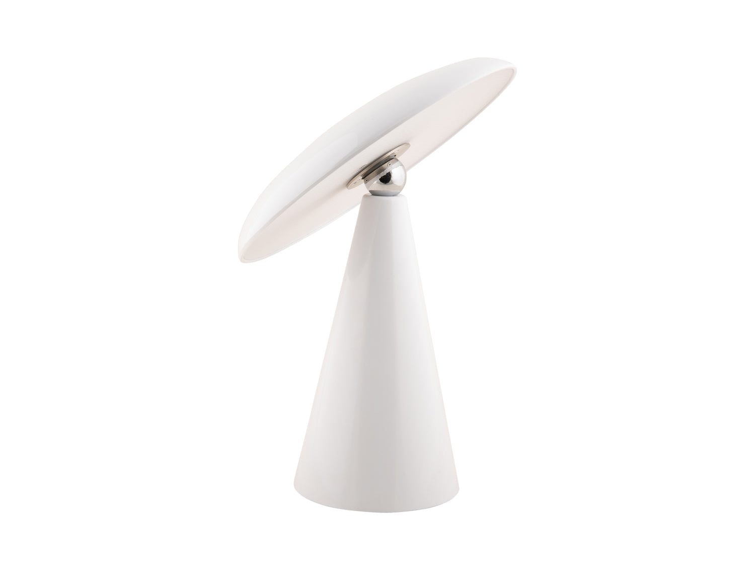 Leitmotiv Tischlampe PHOEBE Akku LED weiß | Ø23x26cm