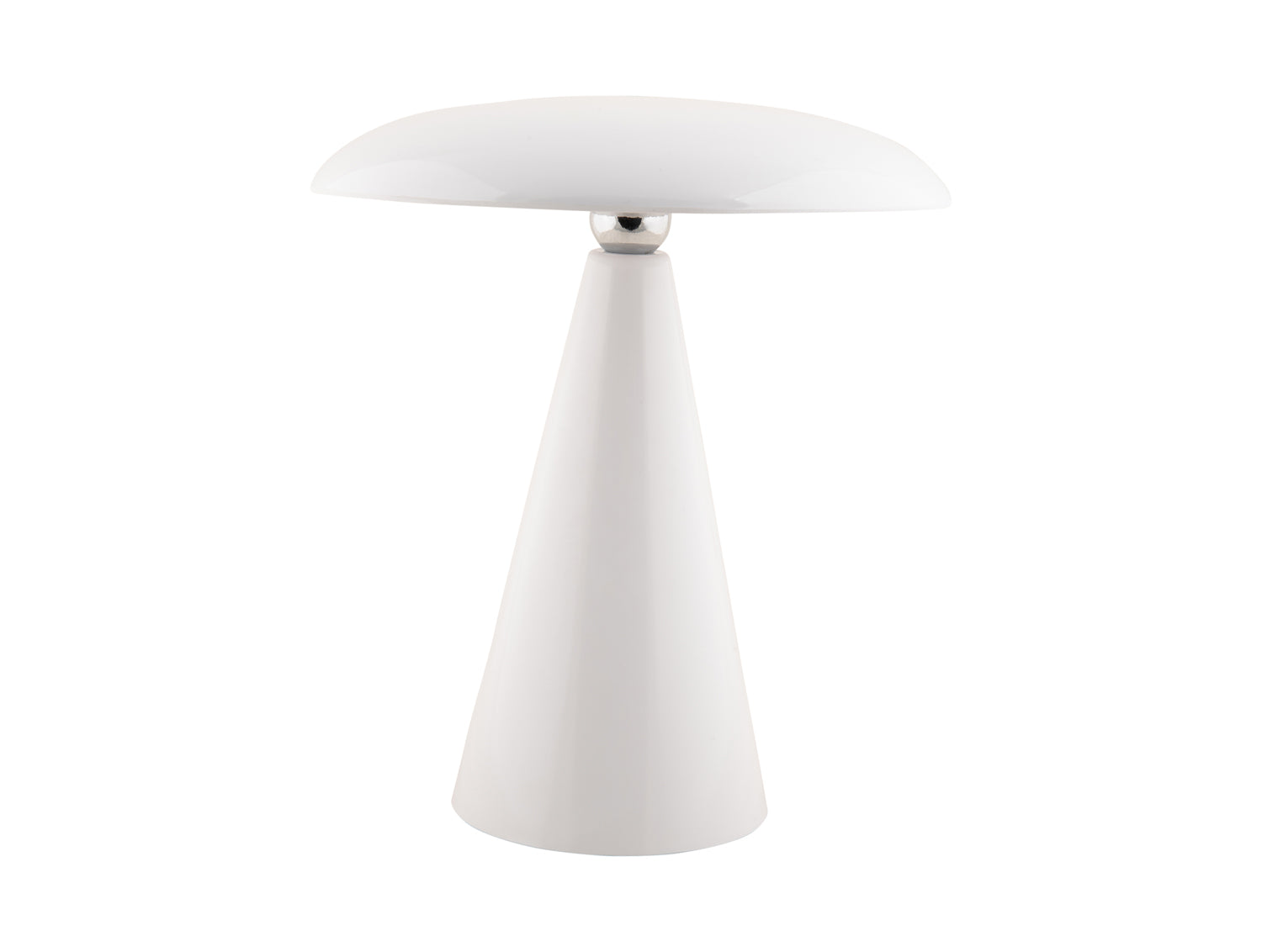 Leitmotiv Tischlampe PHOEBE Akku LED weiß | Ø23x26cm