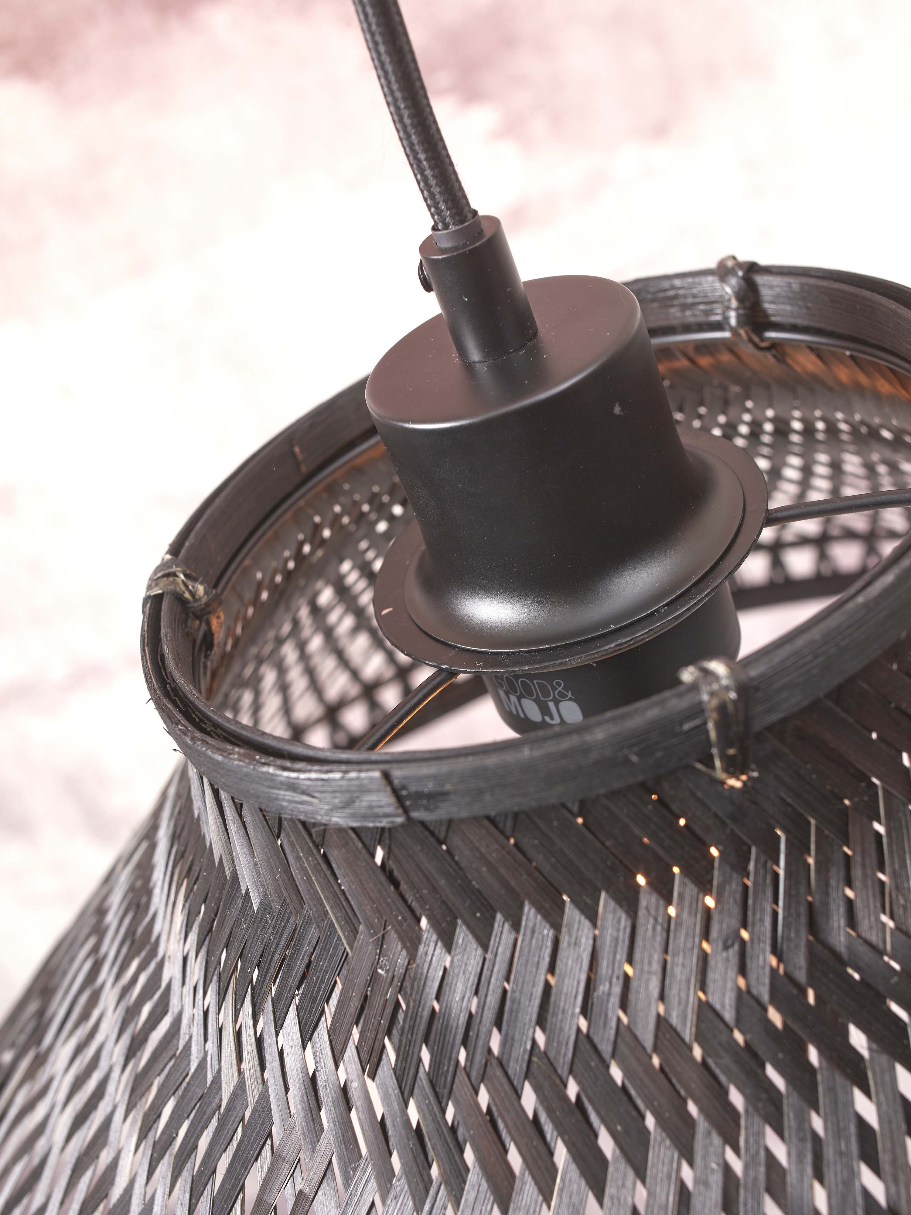 Good&Mojo Stehlampe TAHITI schwarz | 65x45x150cm