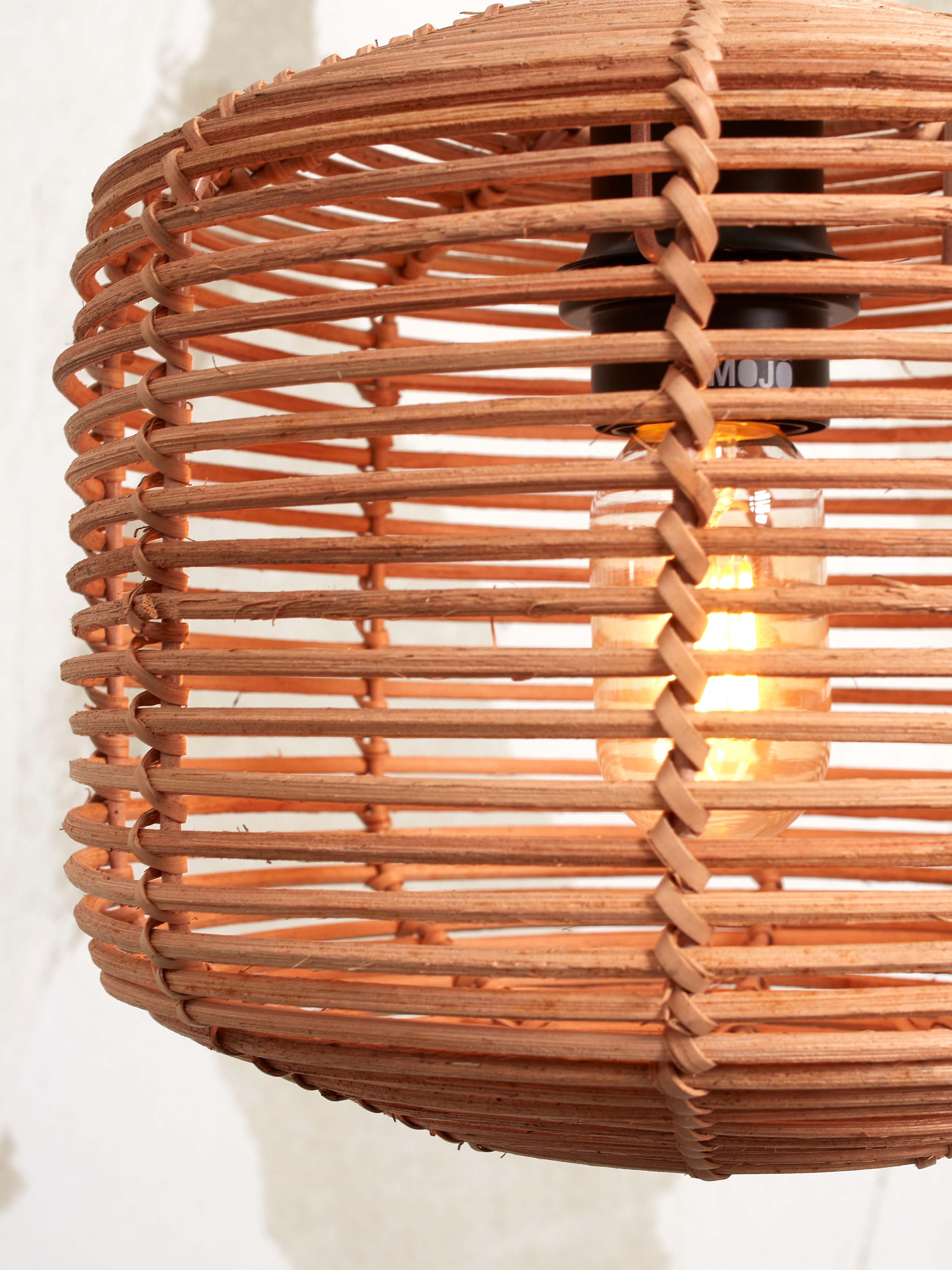 Good&Mojo Deckenlampe TANAMI braun | 25x25x20cm