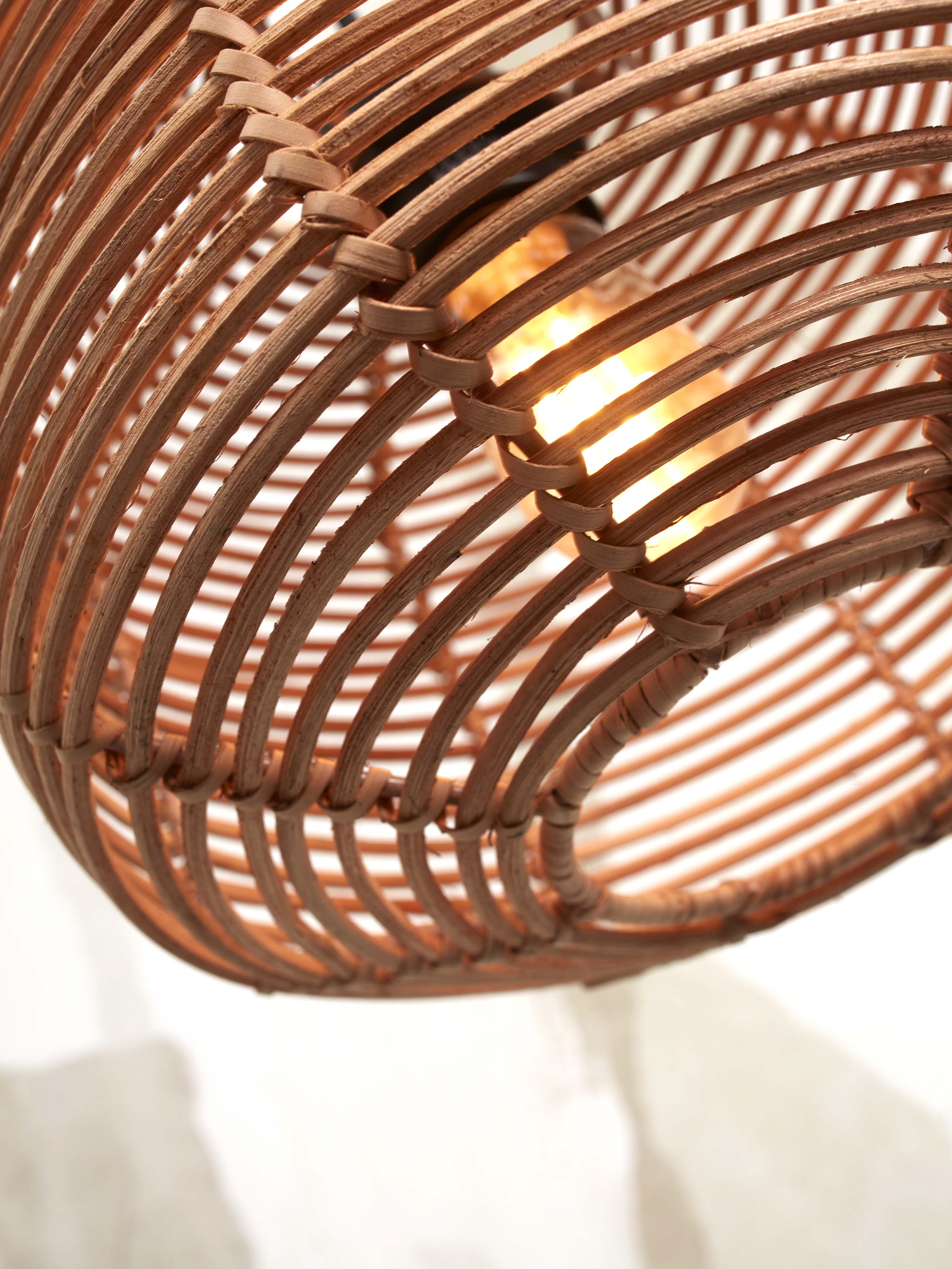 Good&Mojo Deckenlampe TANAMI braun | 25x25x20cm