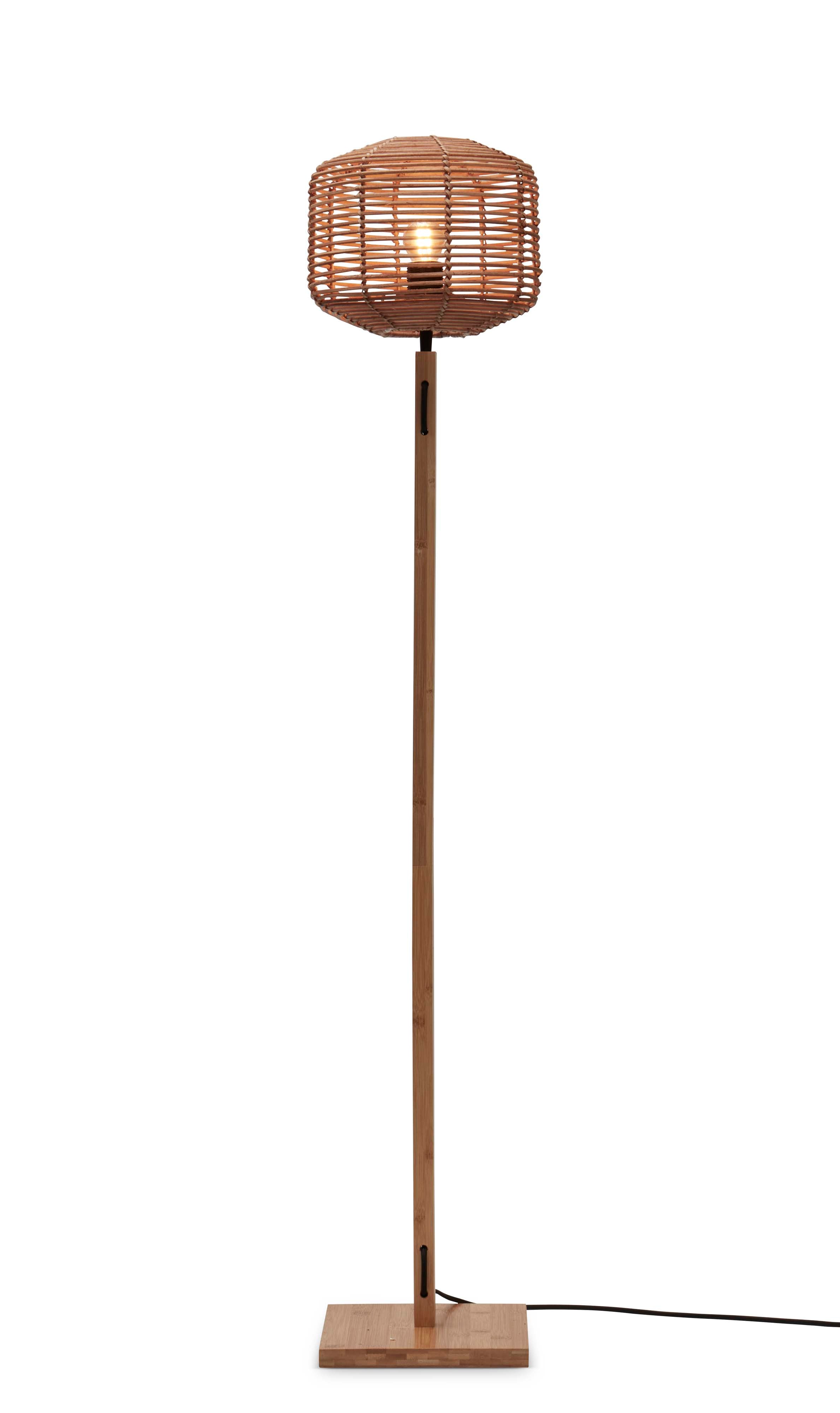 Good&Mojo Stehlampe TANAMI braun | 25x25x130cm