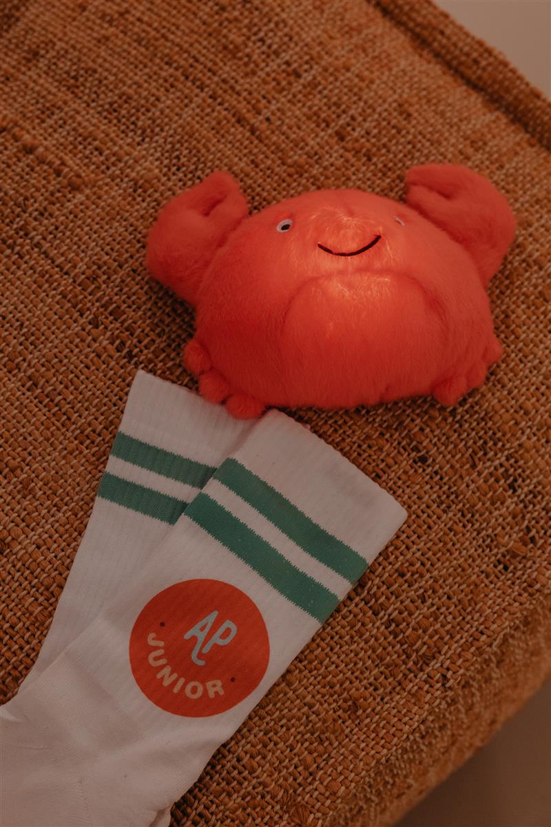 AP Junior NAchtlicht & Kuscheltier THEO THE CRAB koralle | 20x14x7cm