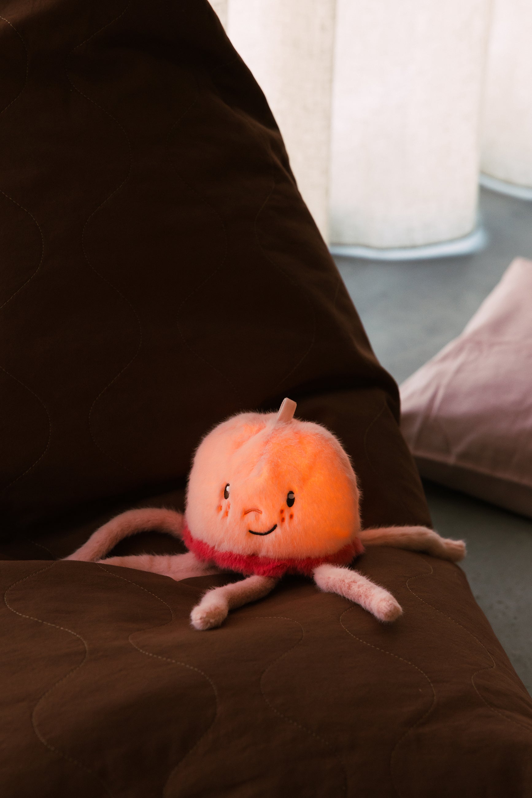 AP Junior Nachtlicht & Kuscheltier QUALLE COLETTE rosa | 13x28cm