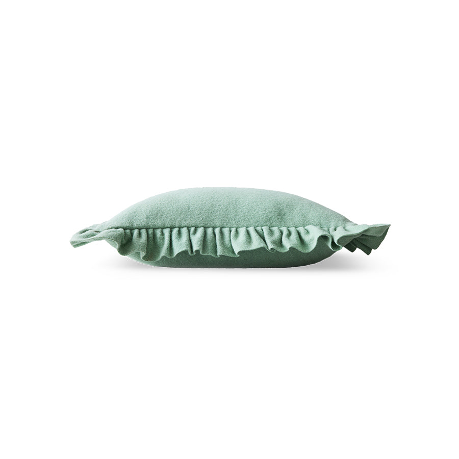 HKliving Kissen MINT Fell | 60x40x5cm