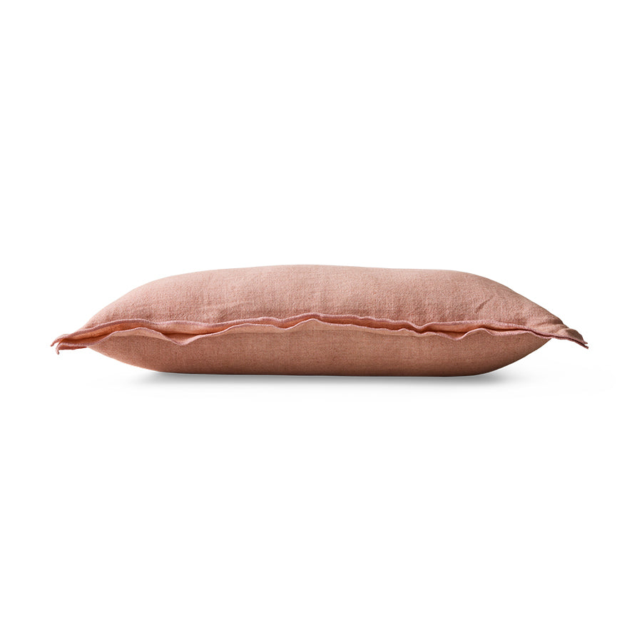 HKliving Kissen MAGNOLIA Leinen rosa | 70x30cm