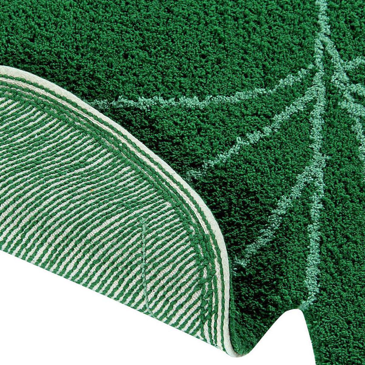 Lorena Canals waschbarer Teppich LEAF grün | 180x120cm