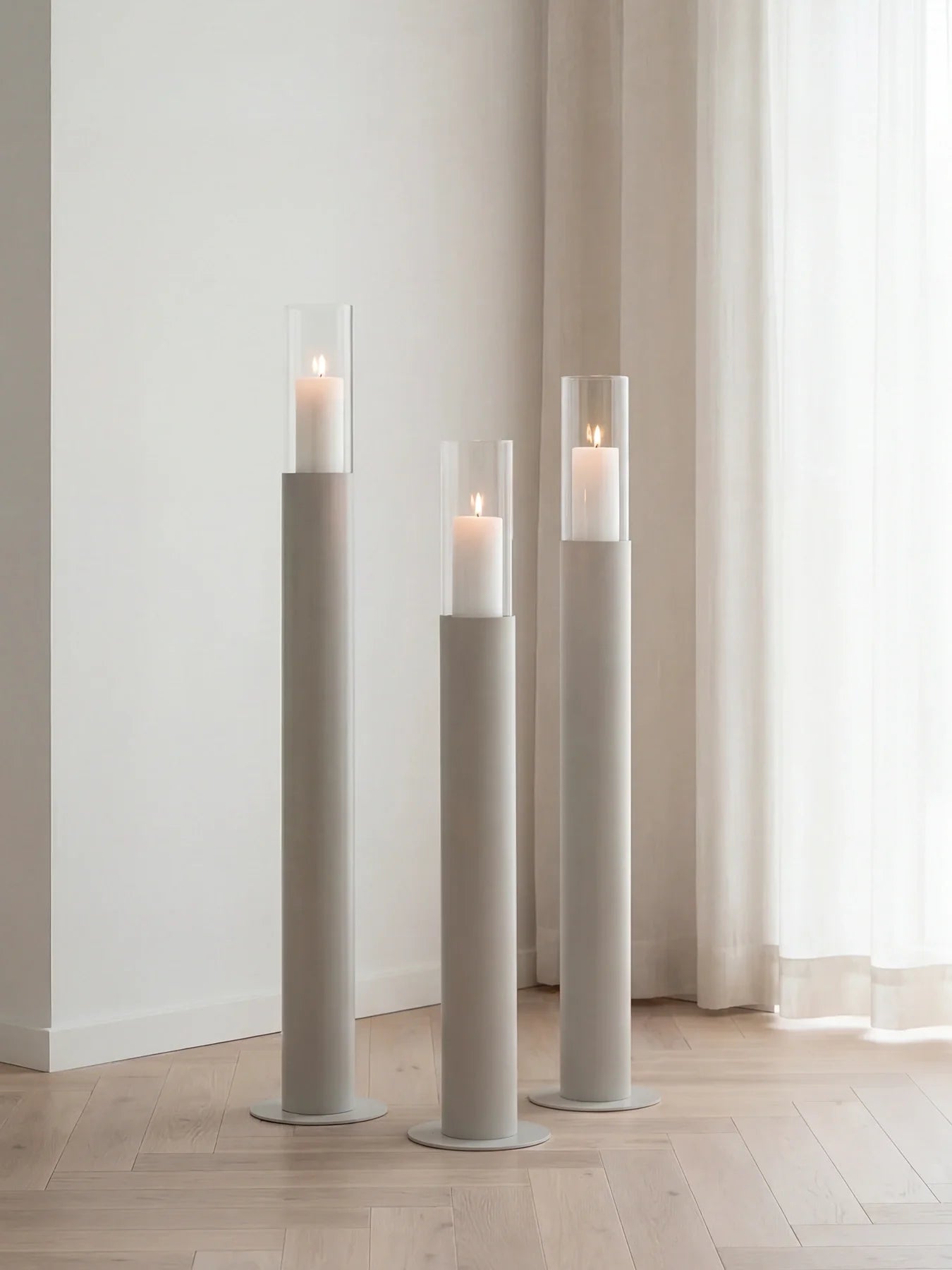 by Crea® Kerzenständer THOMAS Beige