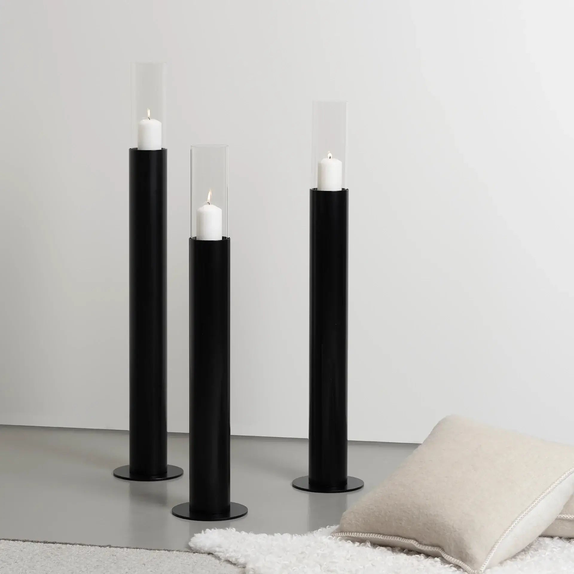 by Crea® Kerzenständer THOMAS Schwarz