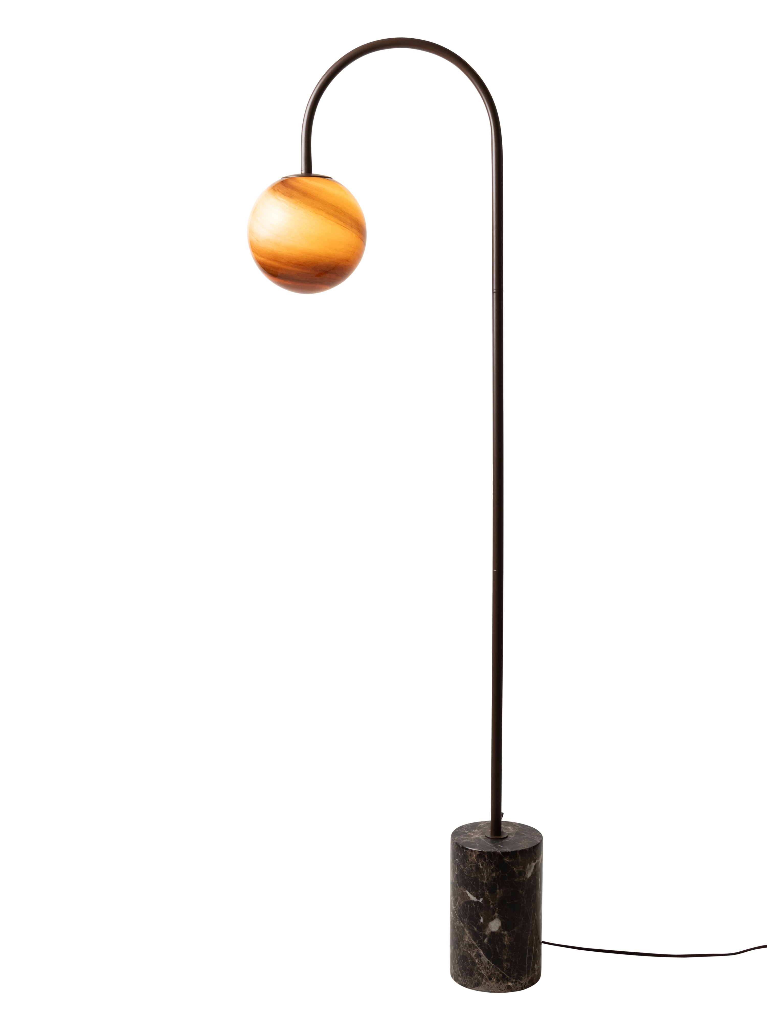 It's about RoMi Stehlampe TIVOLI braun | 20x42x163cm