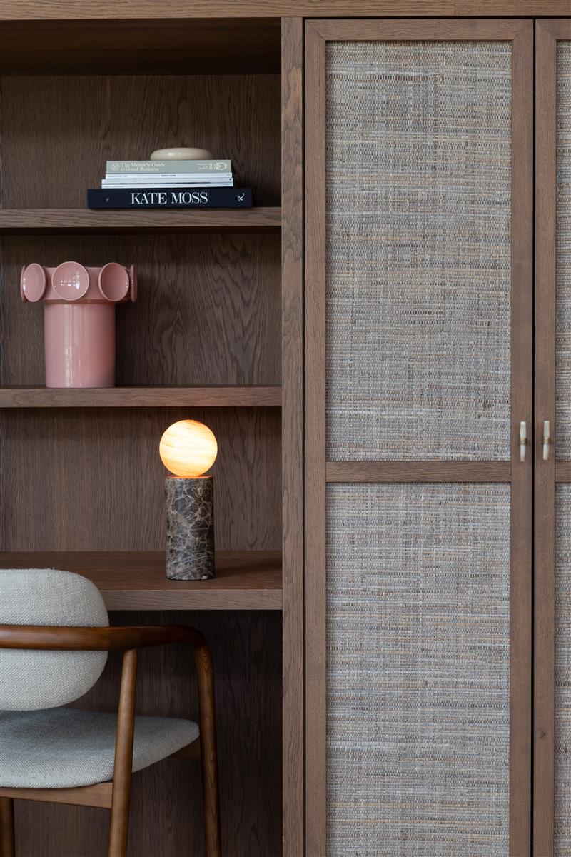 It's about RoMi Tischlampe TIVOLI braun | 12x12x33cm
