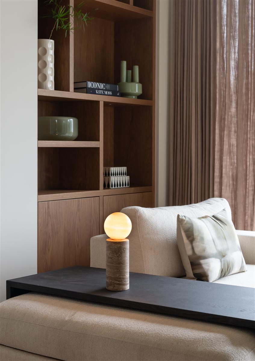 It's about RoMi Tischlampe TIVOLI sandfarben | 12x12x33cm